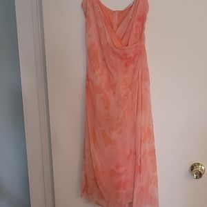 tahari silk dress